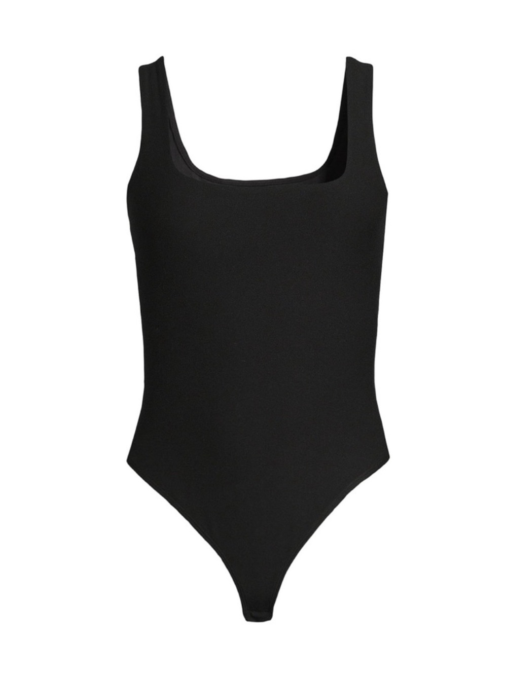 Classic Black Scoop Neck Bodysuit